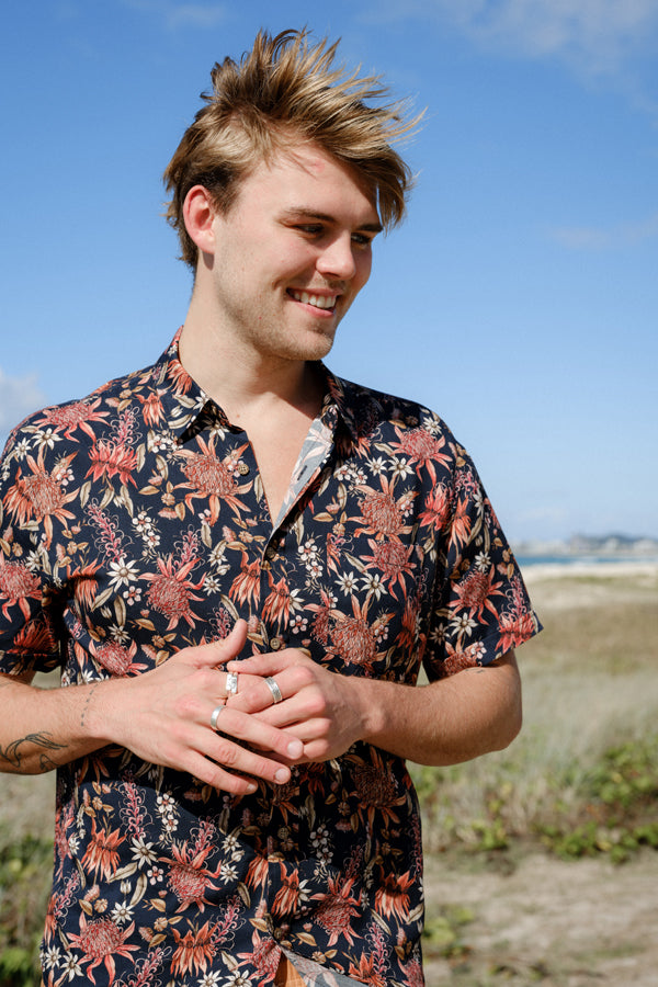 Short Sleeve Shirt - Botanical Ink