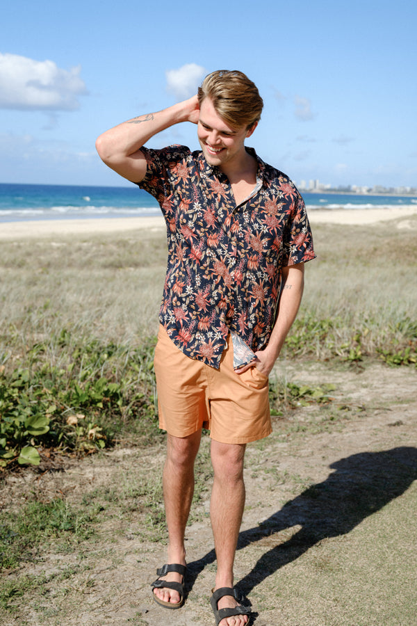 Short Sleeve Shirt - Botanical Ink