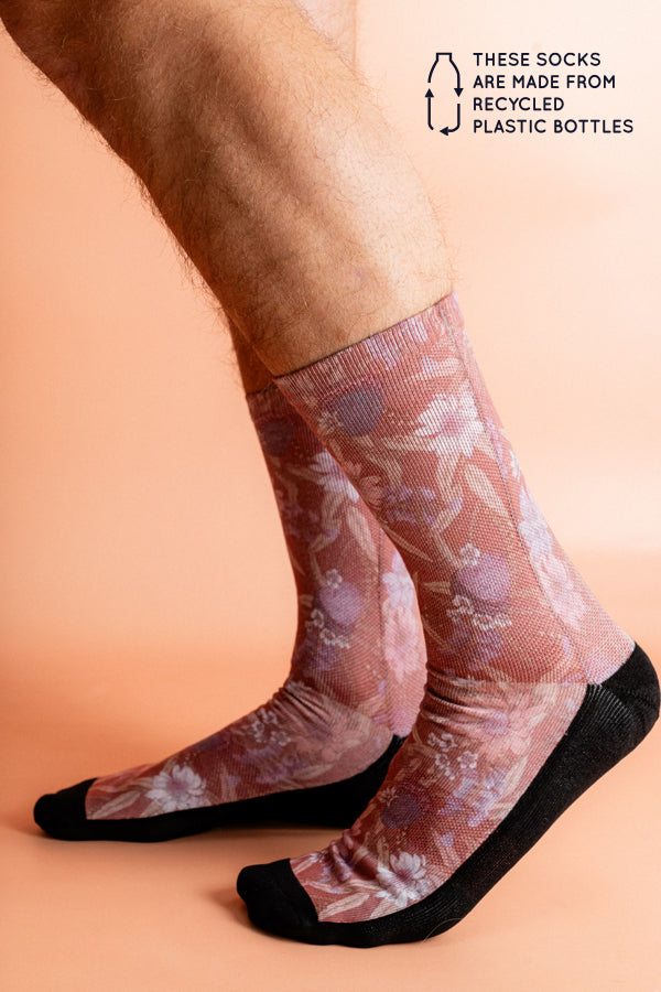 Recycled Socks - Rust Byron Banksia