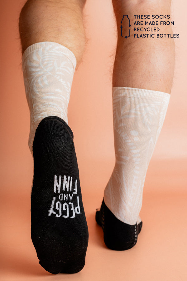 Recycled Socks - Sandy Palms