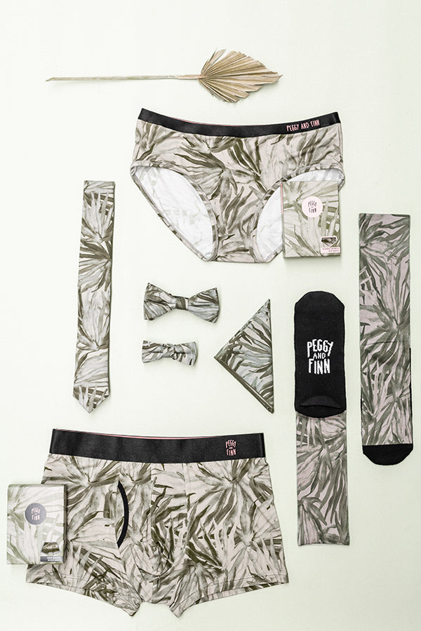 Kids Bow Tie - Fan Palm Sage