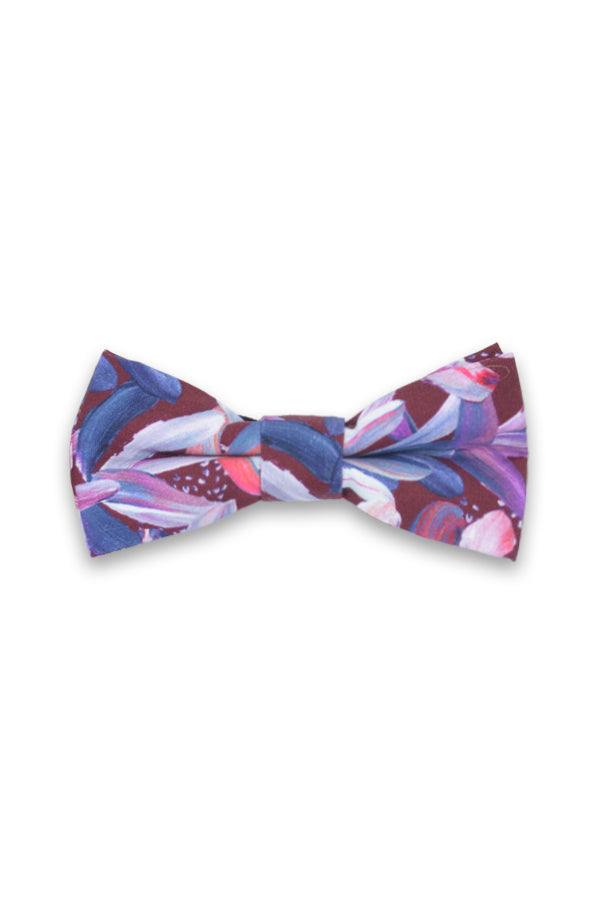 Kids Bow Tie - Protea Burgundy