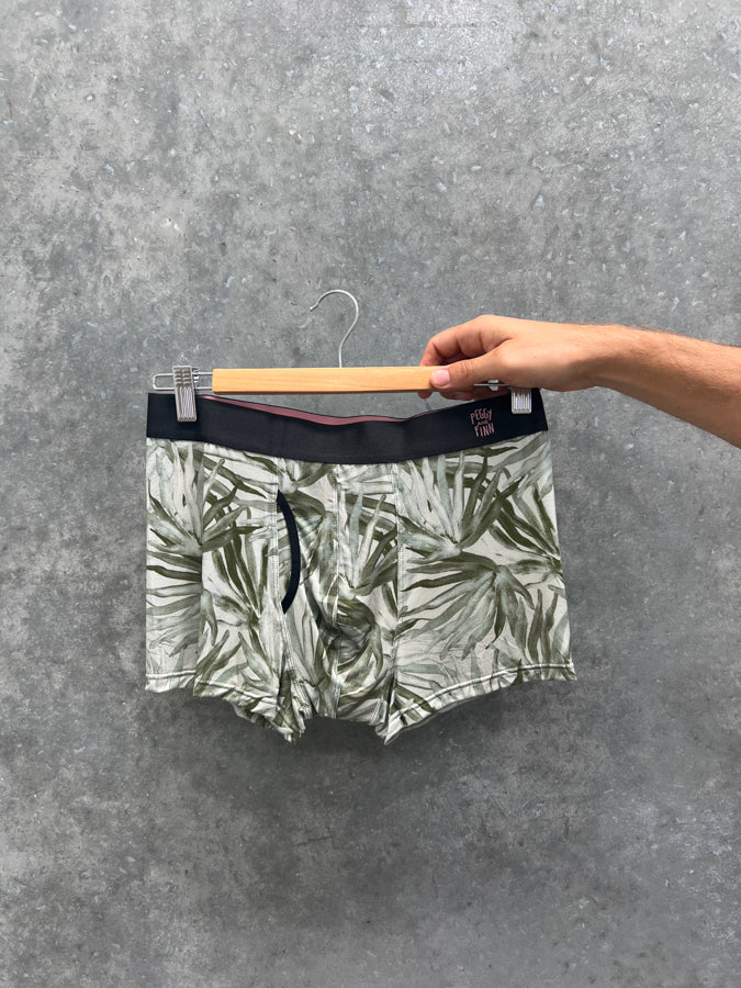 Sample Sale - Mens Boxer Briefs Fan Palm Sage Size M